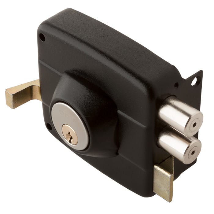 Cerradura Sobreponer Odis 321 Negra Linea 3004