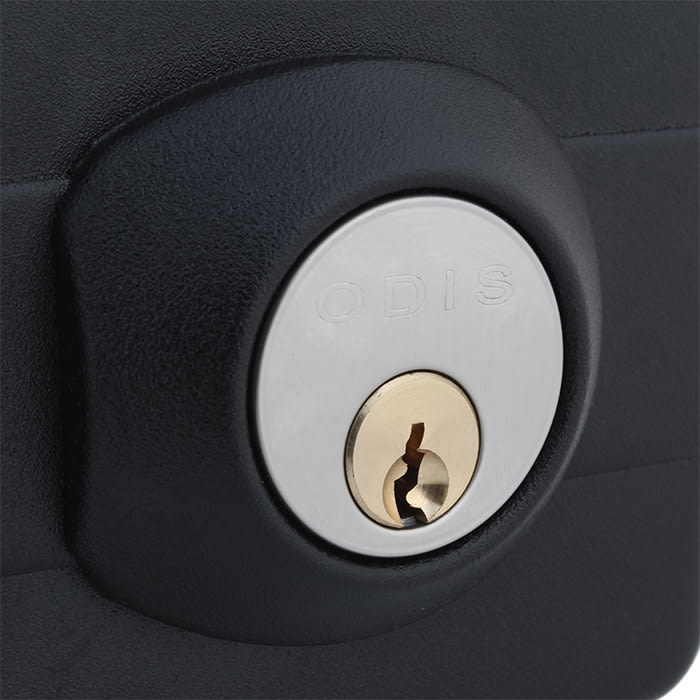 Cerradura Sobreponer Odis 321 Negra Linea 3007
