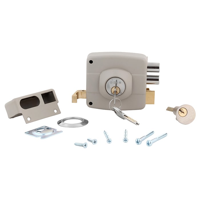 Cerradura Sobreponer Odis 321 Gris - Línea 3005