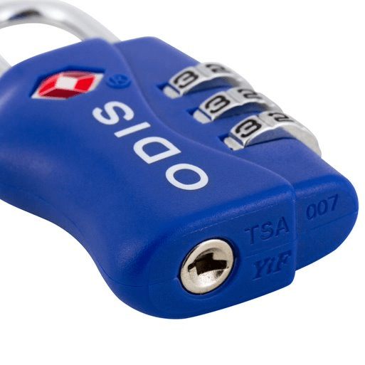 CANDADO VIAJERO ODIS 33MM CLAVE AZUL3