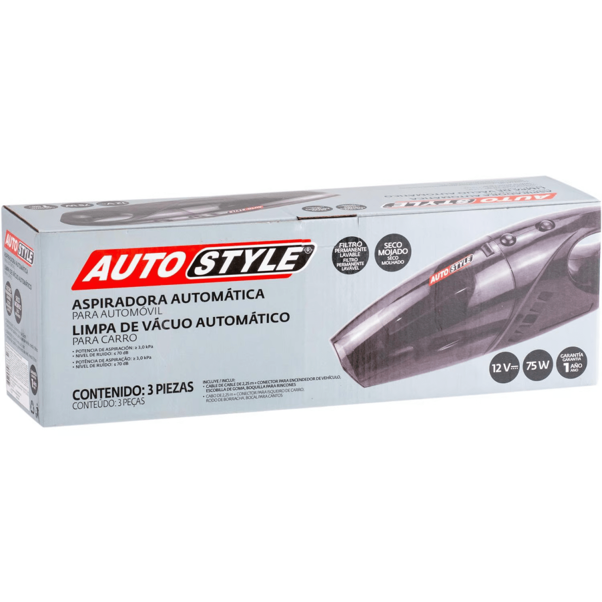 ASPIRADORA AUTOMATICA P/VEHICULO AUTOSTYLE4