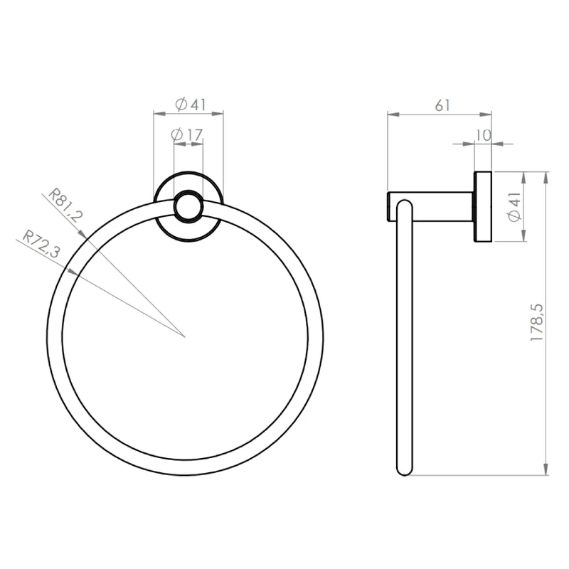 ARGOLLA TOALLA PMB YORK CROMO2