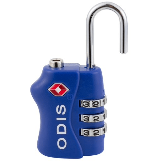 CANDADO VIAJERO ODIS 33MM CLAVE AZUL2