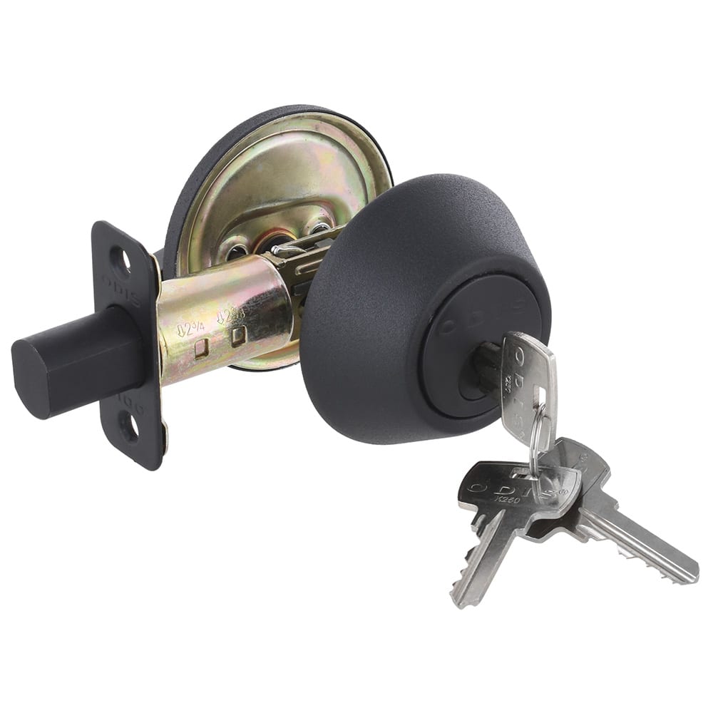 Cerrojo Cilíndrico Odis 501 Llave – Seguro – Linea 501 Negro3