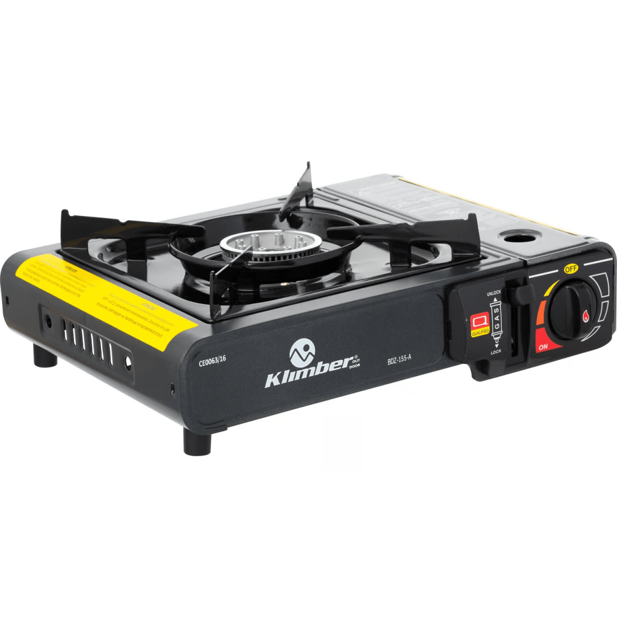 COCINILLA GAS BUTANO 1 QUEMADOR ALUM NEGRO KLIMBER 0