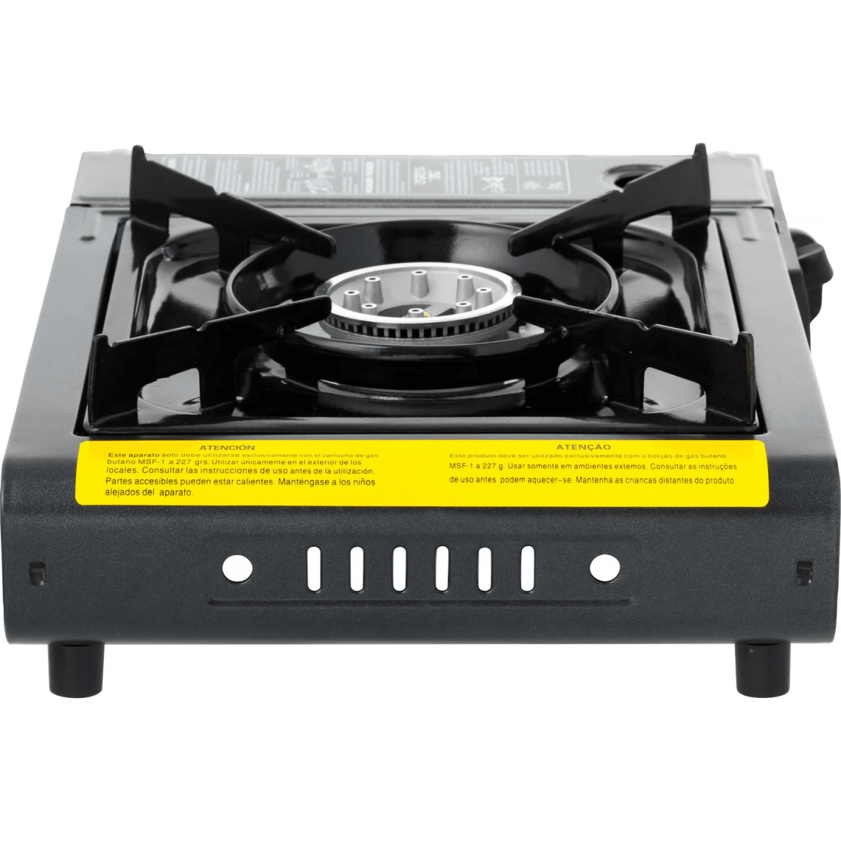 COCINILLA GAS BUTANO 1 QUEMADOR ALUM NEGRO KLIMBER3