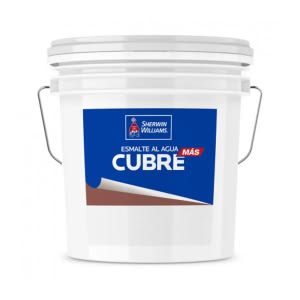 ESMALTE AL AGUA CUBRE MAS SHERWIN WILLIAMS BLANCO2