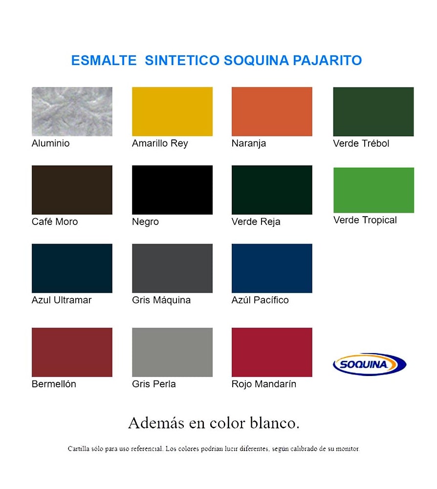 ESMALTE SINTETICO PAJARITO SOQUINA VERDE REJA3