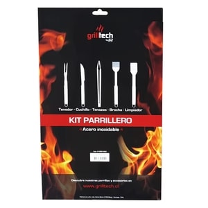 KIT ACCESORIOS PARRILEROS INOX GRILLTECH (110631)2
