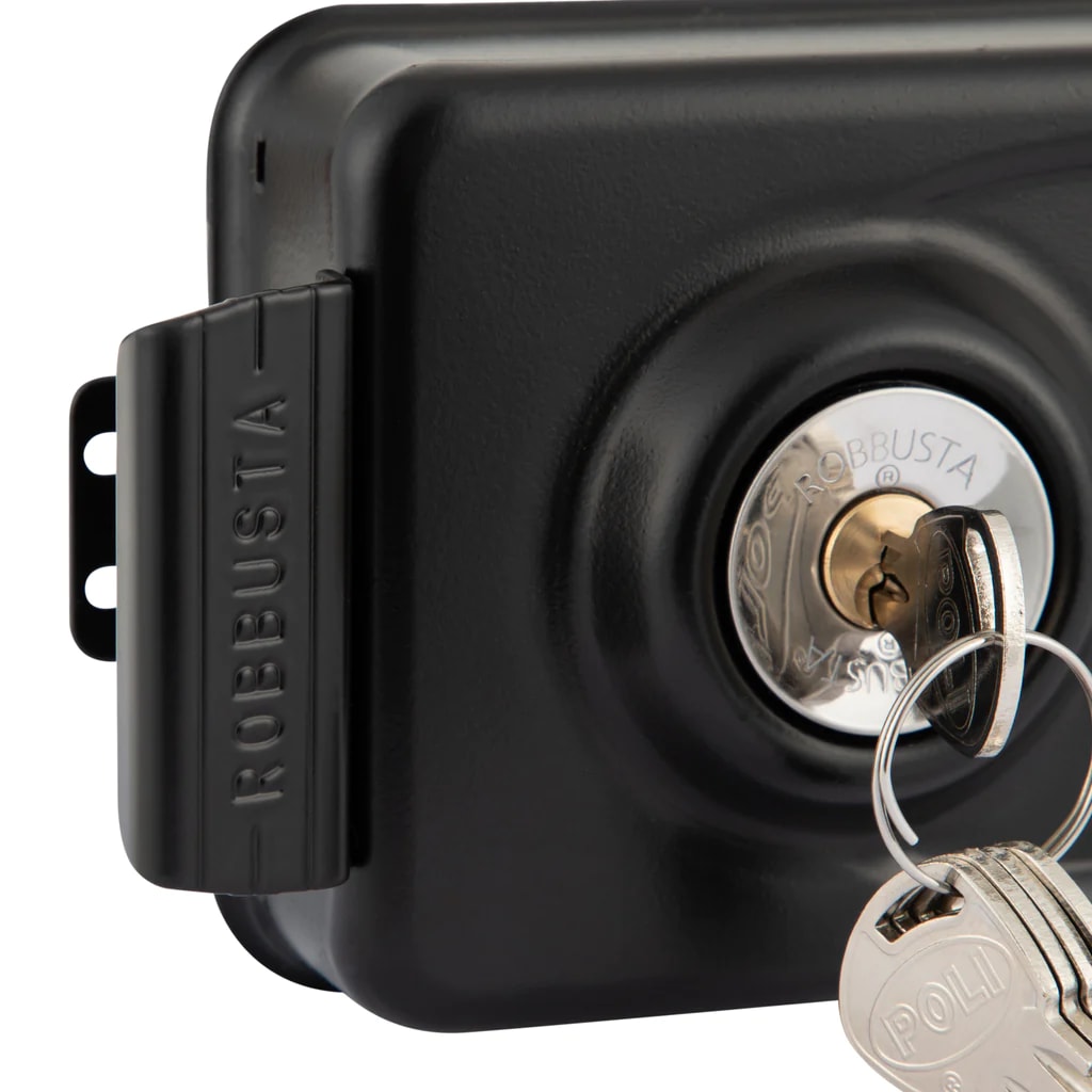 Cerradura Sobreponer Poli Robbusta 7100 B60 con Caja Reja para soldar5