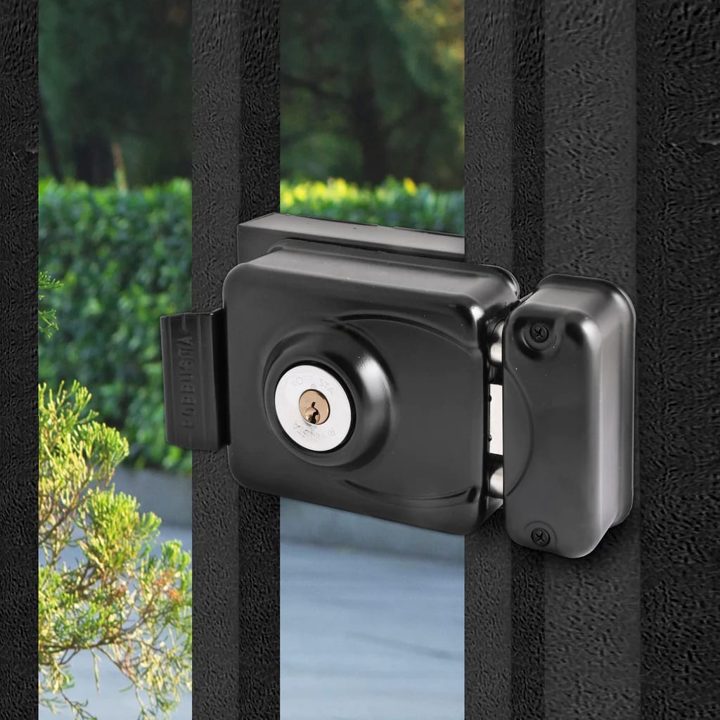 Cerradura Sobreponer Poli Robbusta 7100 B60 con Caja Reja para soldar8