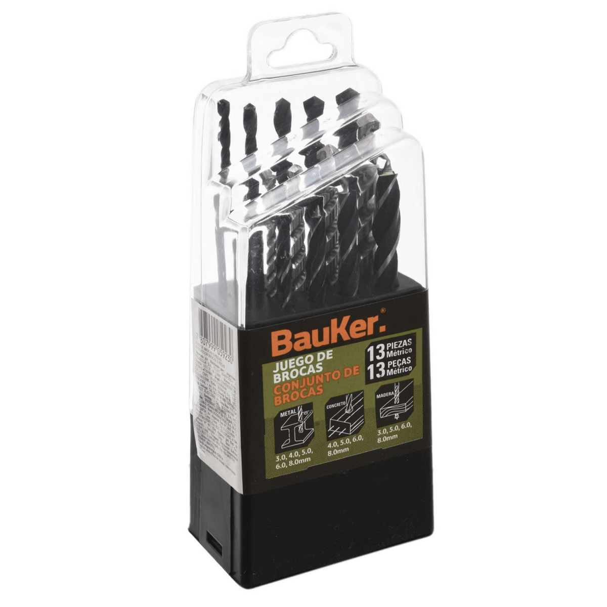 SET DE BROCAS P/TALADRO BAUKER 13PZS2