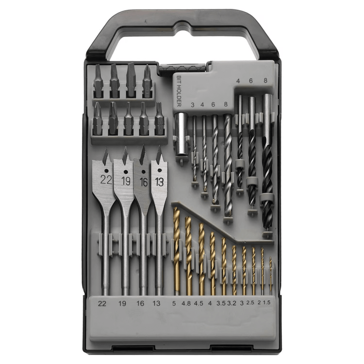 SET DE BROCAS P/TALADRO BAUKER 31PZS3