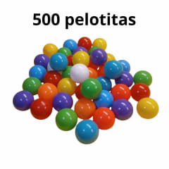 Set 500 pelotitas plásticas