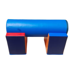 Cilindro centro sólido + soportes