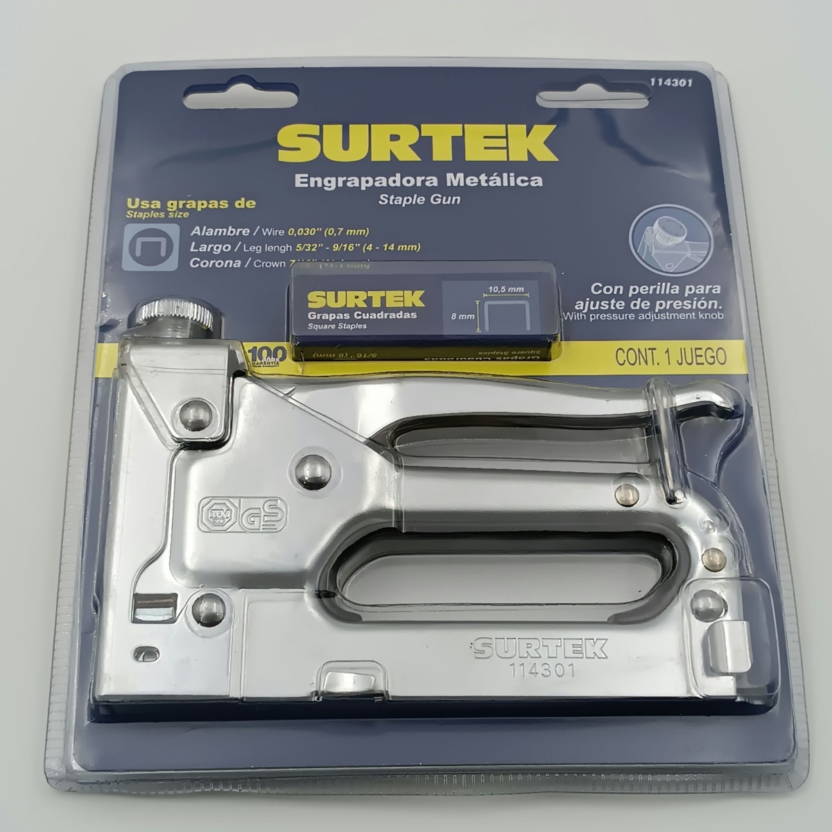 ENGRAPADORA METALICA TIPO PISTOLA (4-14MM.) CON AJUSTE DE PRESION ...