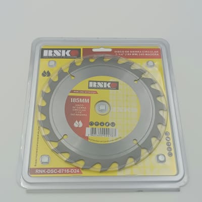 DISCO DE SIERRA CIRCULAR 7-1/4 (185 MM.) 24D MADERA . RNK1