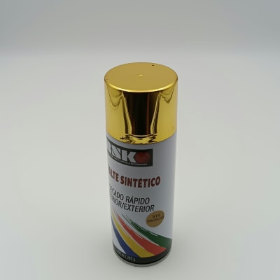 ESMALTE SINTETICO RNK EN SPRY COLOR ORO BRILLANTE #319 LATA DE 285 G. / 400 Ml.