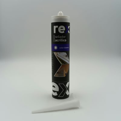 REX SELLADOR ACRÍLICO BLANCO. CARTUCHO 300 ML