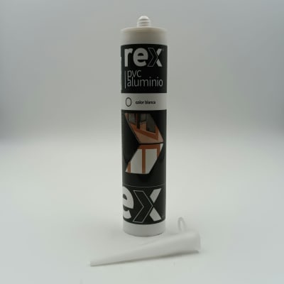 REX SILICONA NEUTRA BLANCA. CARTUCHO 300 ML