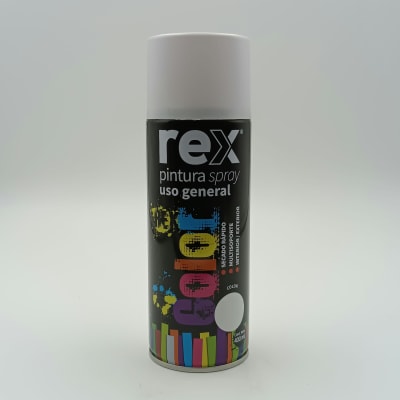 REX PINTURA SPRAY GENERAL. BLANCO BRILLANTE. 400 ML