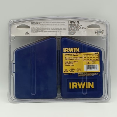 JUEGO BROCA METAL 13 PZS 2.0-8.0 MM IRWIN 1533