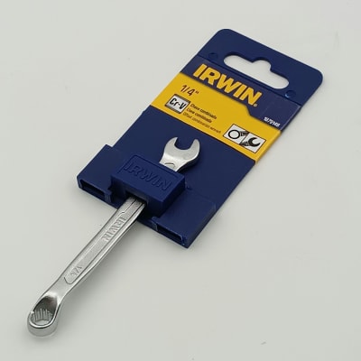 LLAVE PUNTA CORONA ACODADA 1/4 PULGADAS IRWIN 18791461