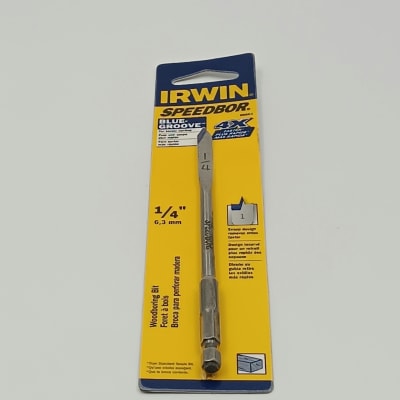 BROCA SPEEDBOR PLANA MADERA 1/4 X 6 IRWIN 13997-88804