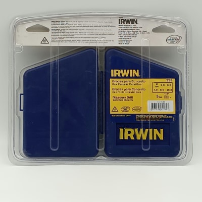 JUEGO BROCA CONCRETO 5 PZS 5.0-10MM IRWIN 996