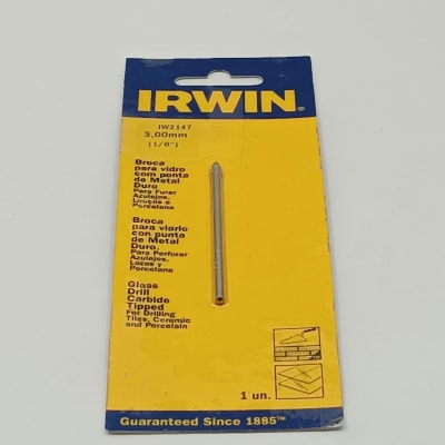 BROCA PARA VIDRIO Y CERAMICA 3.0 MM.. IRWIN 2147