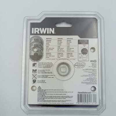 DISCO DIAMANTADO TURBO ESPECIAL IRWIN 4 1/2. 1778736
