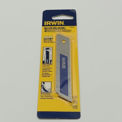 3 REPUESTOS DE HOJAS DE CUCHILLAS BI METALICAS IRWIN 18 MM.. 20864031