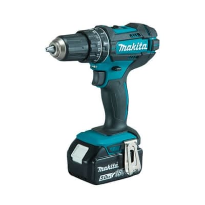 TALADRO DE PERCUSION INALAMBRICO 13 MM. (1/2) 18V SIN BATERIA/ SIN CARGADOR. MAKITA DHP482Z