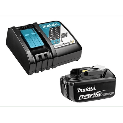 SET CARGADOR DC18RC+ BATERIA BL1850B CAJA CARTON, 191B51-7. MAKITA
