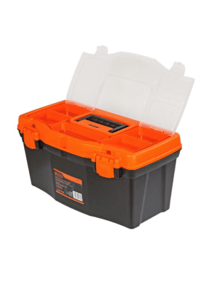 CAJA HERRAMIENTA PLASTICA 40.5CM(16)- 40.5X21X20 TACTIX 320101 SS-2017-301