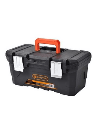CAJA HERRAMIENTA PLASTICA CON BANDEJA 40.8CM(16)- 40.8X22.1X18.7 TACTIX 320341 SS-2017-41