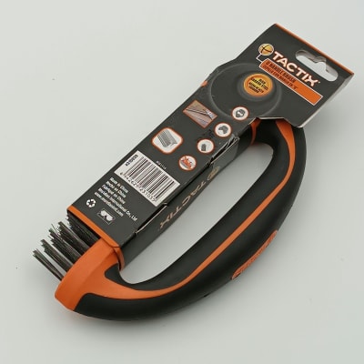 CEPILLO REMOVEDOR CERDA ALAMBRE MANGO EN D 210 MM.(8 1/4) TACTIX 315039