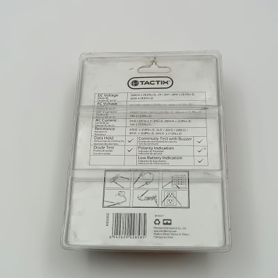 MULTITESTER DIGITAL PROFESIONAL MS8221A. TACTIX 4030051