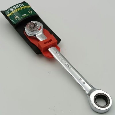 LLAVE COMBINADA CON CRIQUE Y FIJA CON SISTEMA RAPIDO 5/8 , 43106 SATA1