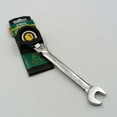 LLAVE COMBINADA CRIQUE CABEZA FLEX 16MM, 46407 SATA1