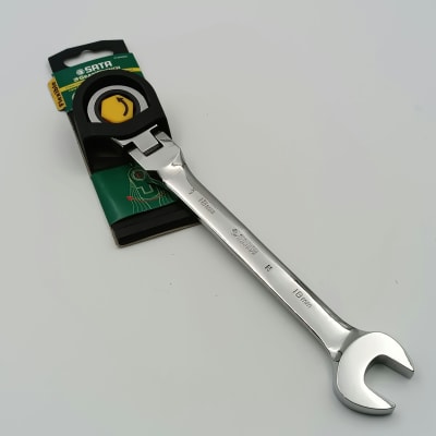 LLAVE COMBINADA CRIQUE CABEZA FLEX 18MM, 46409 SATA