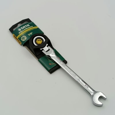 LLAVE COMBINADA CRIQUE CABEZA FLEX 3/8, 46472 SATA