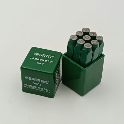 9 PIEZAS JUEGO DE NUMEROS DE 5 MM., 908021