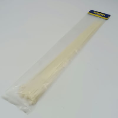 BOLSA (25 UN) AMARRA PLASTICA BLANCO 500 X 4.8 MM 114218. SURTEK 266.