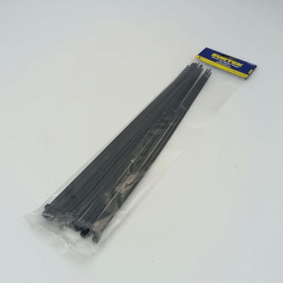 BOLSA (25 UN) AMARRA PLASTICA NEGRO 368 X 4.6 MM 114215. SURTEK 266.