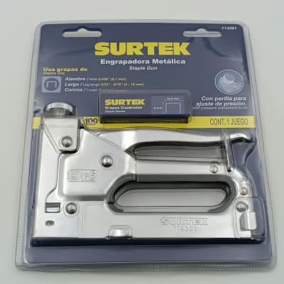 ENGRAPADORA METALICA TIPO PISTOLA (4-14MM.) CON AJUSTE DE PRESION 114301 - SURTEK-