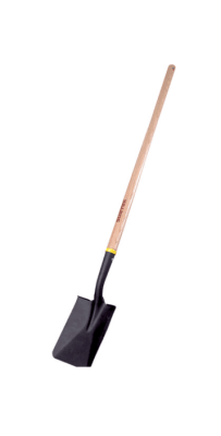 PALA PROFESIONAL CON MANGO LARGO DE MADERA TIPO CUADRADA. -130606-SURTEK-