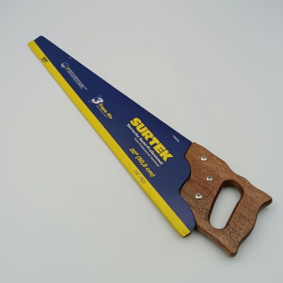 SERRUCHO TRIPLE FILO MANGO MADERA HOJA 20. -120246-SURTEK-131.1