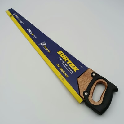 SERRUCHO TRIPLE FILO CON RECUBRIMIENTO (TEFLON) MANGO MADERA 24 120206 - SURTEK-