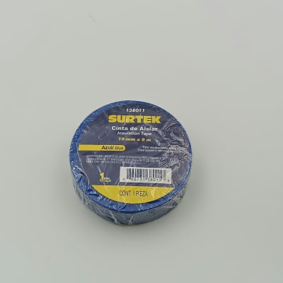 CINTA PARA AISLAR AZUL 9 MTS. -138011-SURTEK-260